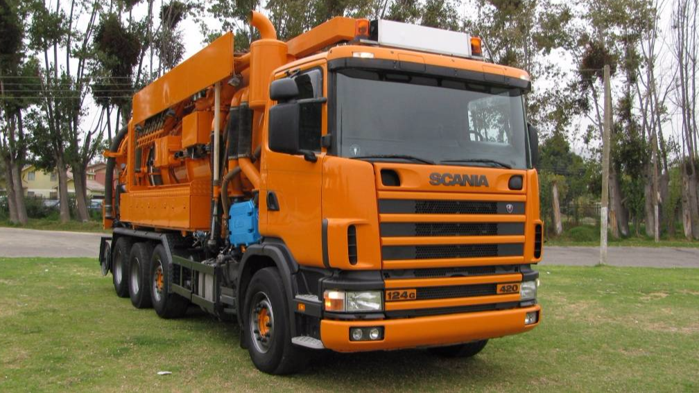 Camión Limpia Fosas/Hidrojet - Marca: Scania - Modelo: R124 420 8×2 