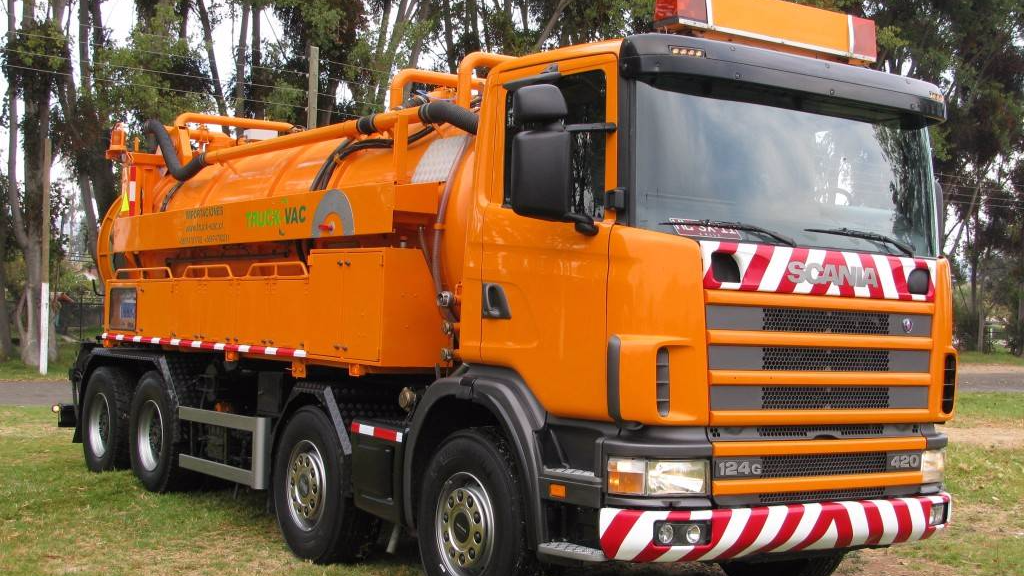 Camión Limpia Fosas/Hidrojet - Marca: Scania - Modelo: R124-420 8×4