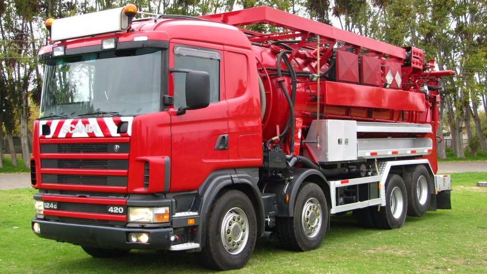 Camión Limpia Fosas/Hidrojet - Marca: Scania - Modelo: R124 420HP 8×2